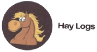 Here's an alt tag for the image: Hay Lodge's cartoon horse logo.